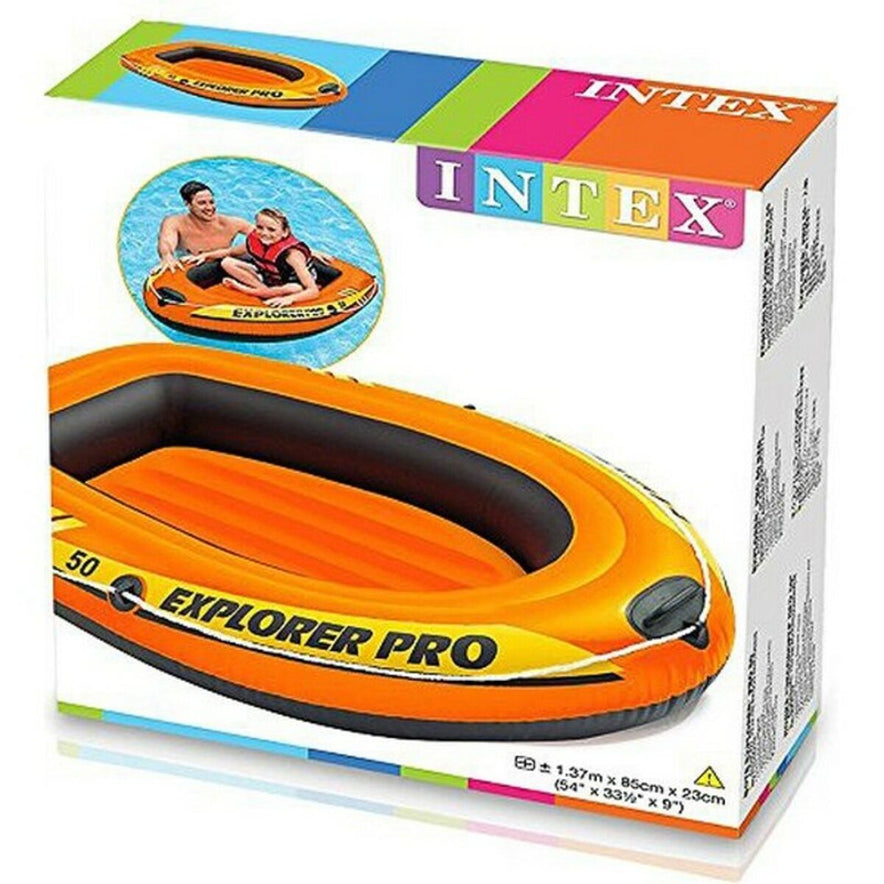 Opblaasbare Boot Explorer 50 Intex 58354NP 137 x 85 x 23 cm