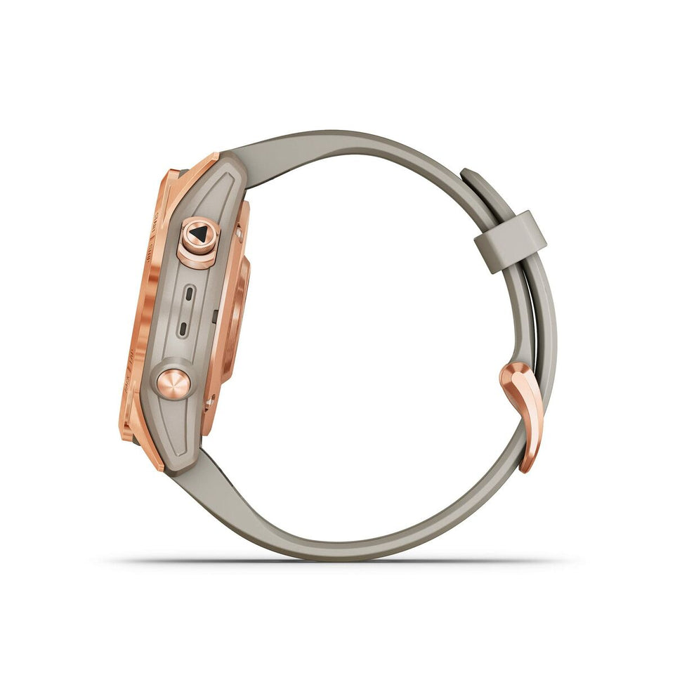 Smartwatch GARMIN Fenix 7S Sport Solar 1,2" Beige Roos Goud