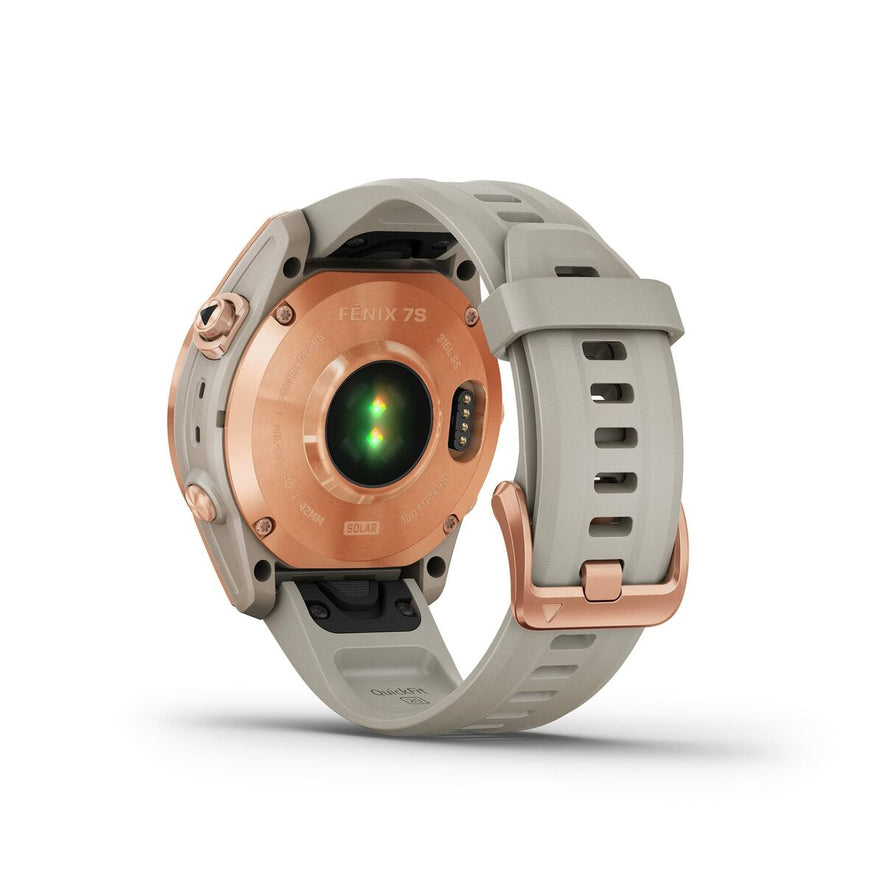 Smartwatch GARMIN Fenix 7S Sport Solar 1,2" Beige Roos Goud