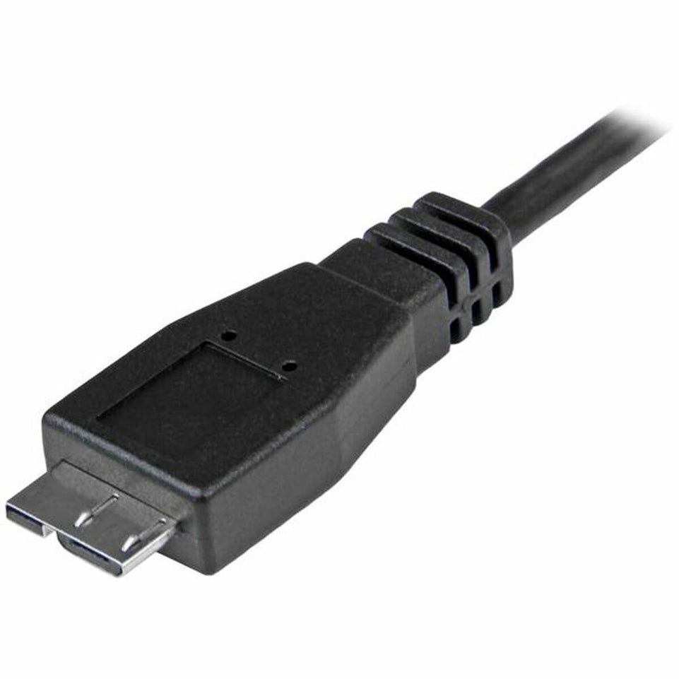 Kabel USB naar Micro-USB Startech USB31CUB1M USB C Micro USB B Zwart