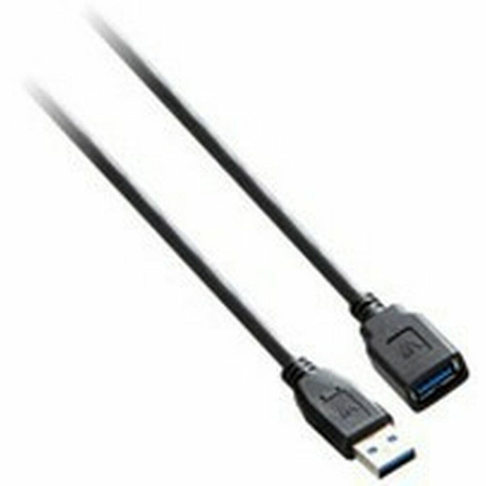 USB-kabel V7 V7E2USB3EXT-03M USB A Zwart