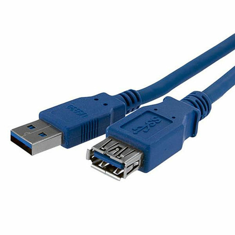 USB-kabel Startech USB3SEXT1M USB A Blauw