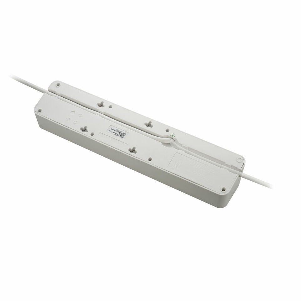 Stopcontactenstrip 5 Tomas met schakelaar APC PM5-GR Wit 2300 W