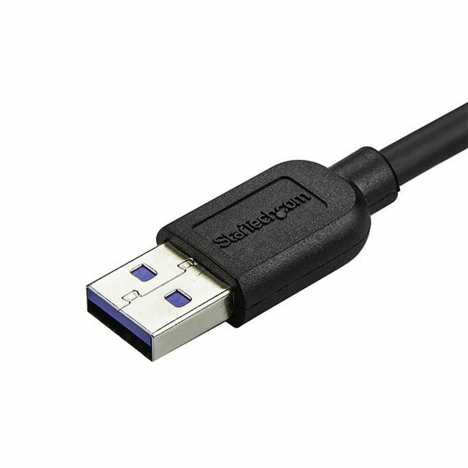 Kabel USB naar Micro-USB Startech USB3AU2MLS Zwart