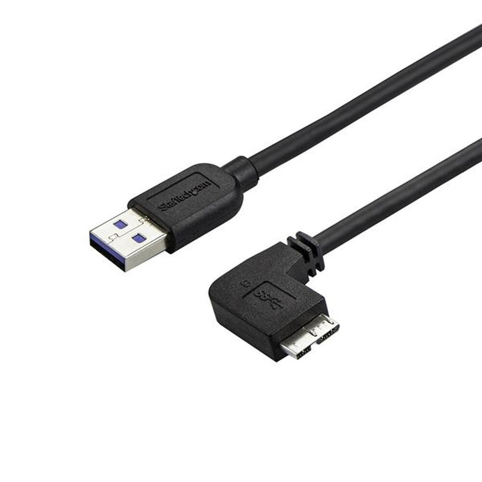 Kabel USB naar Micro-USB Startech USB3AU2MRS Zwart