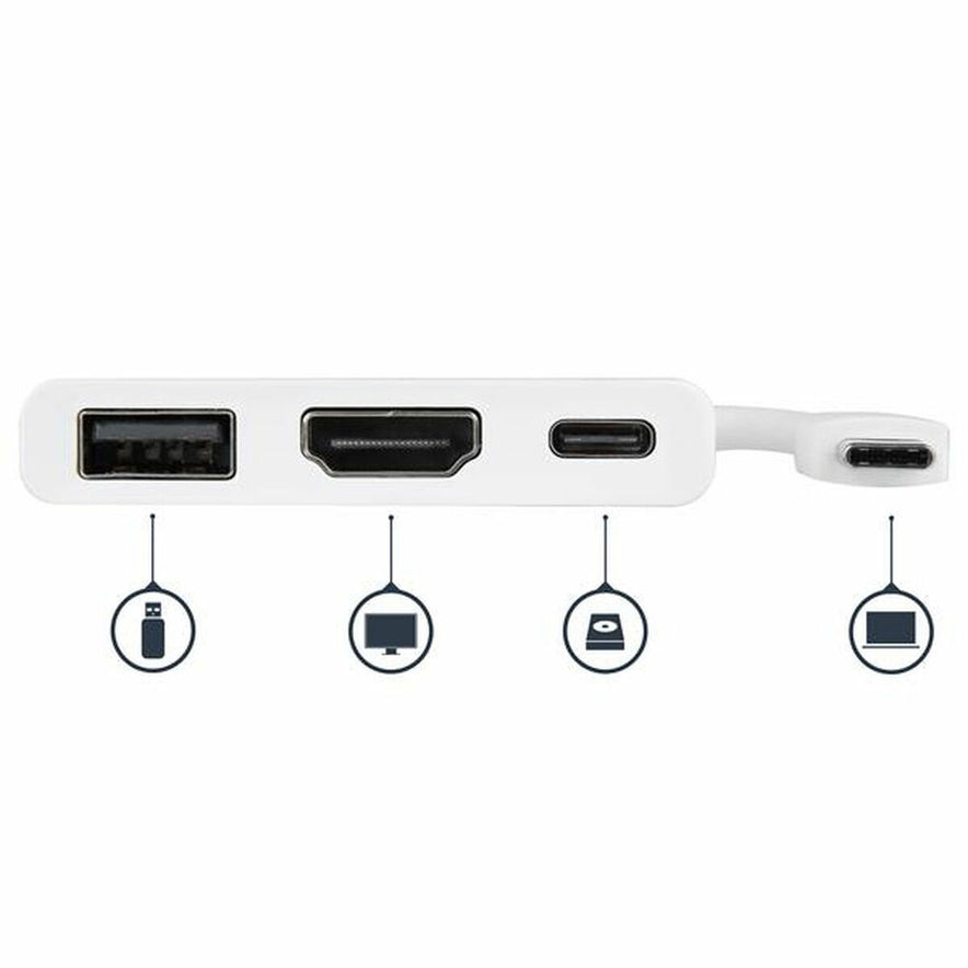 Dock Startech CDP2HDUACPW          4K Ultra HD Wit