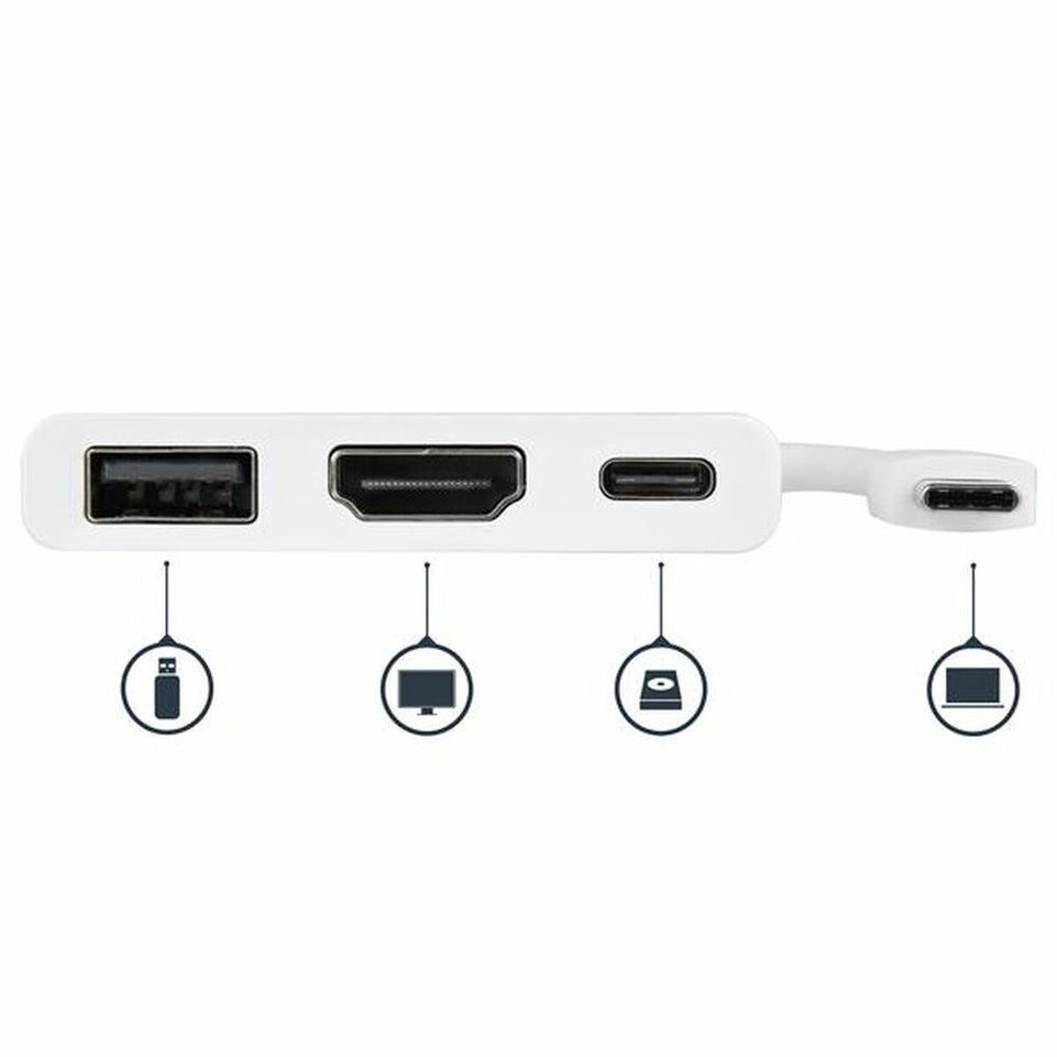 Dock Startech CDP2HDUACPW 4K Ultra HD Wit