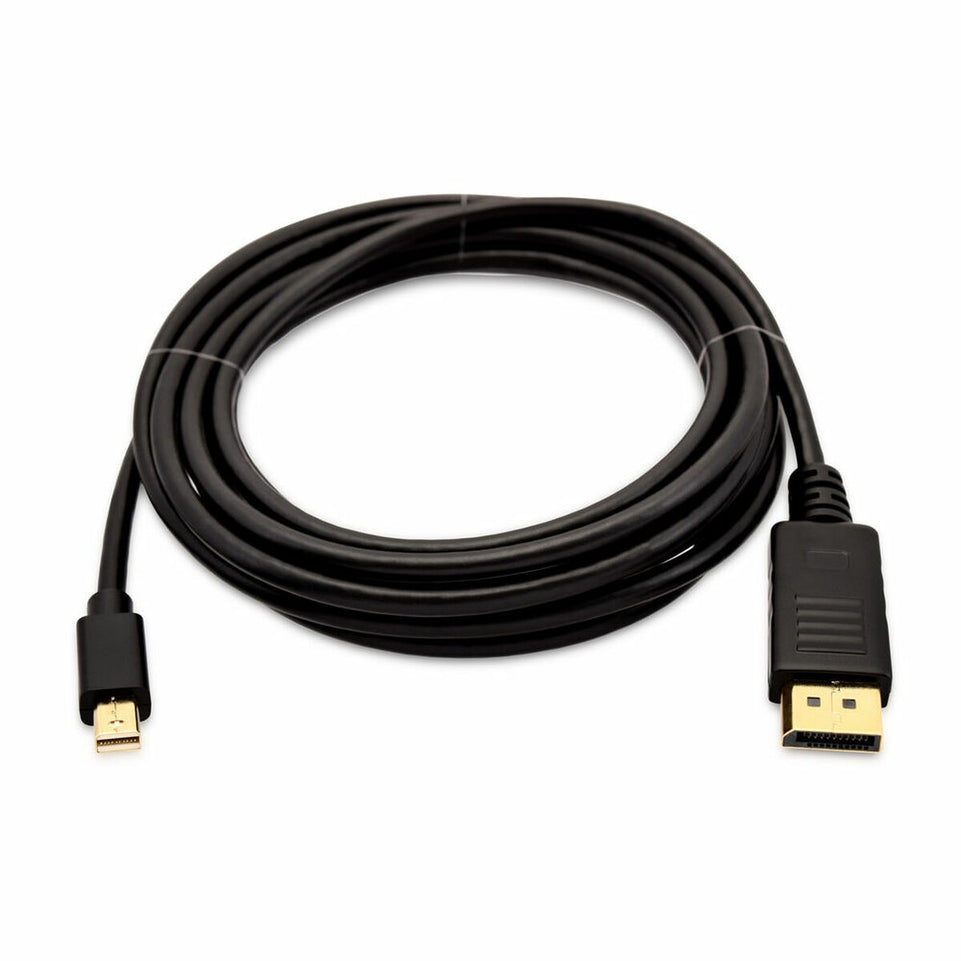 DisplayPort Mini naar DisplayPort Kabel V7 V7MDP2DP-03M-BLK-1E Zwart