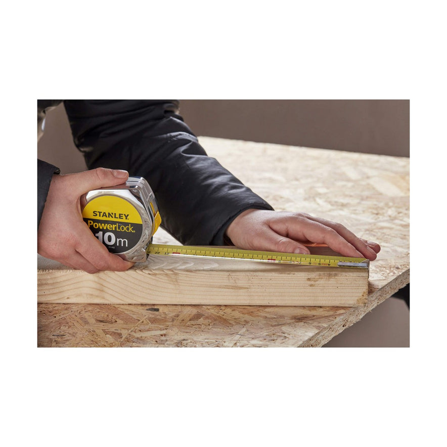 Rolmaat Stanley POWERLOCK 10 m x 25 mm ABS