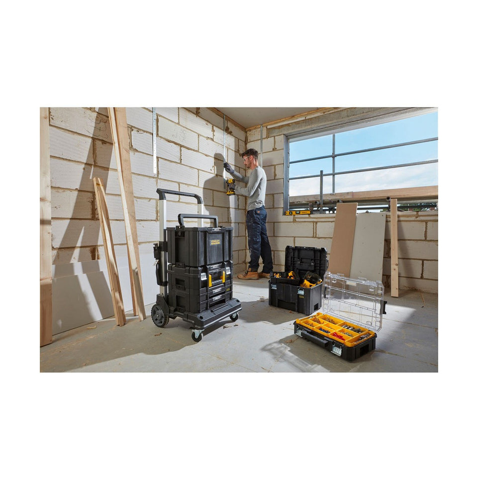 Trolley Stanley fatmax fmst1-75761 Gereedschapskist Met wieltjes Aluminium Polypropyleen