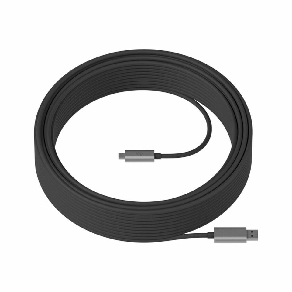 Kabel USB A naar USB C Logitech 939-001799 Zwart
