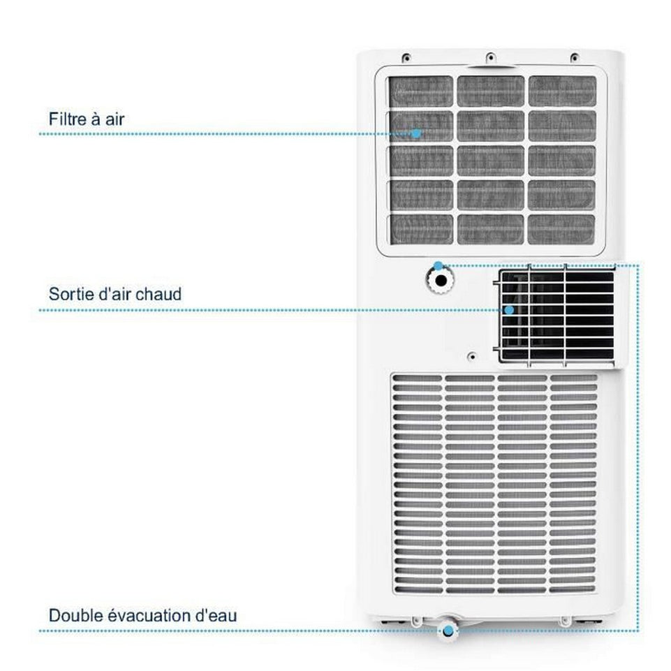 Draagbare Airconditioning Oceanic 7000 BTU Wit A 2100 W