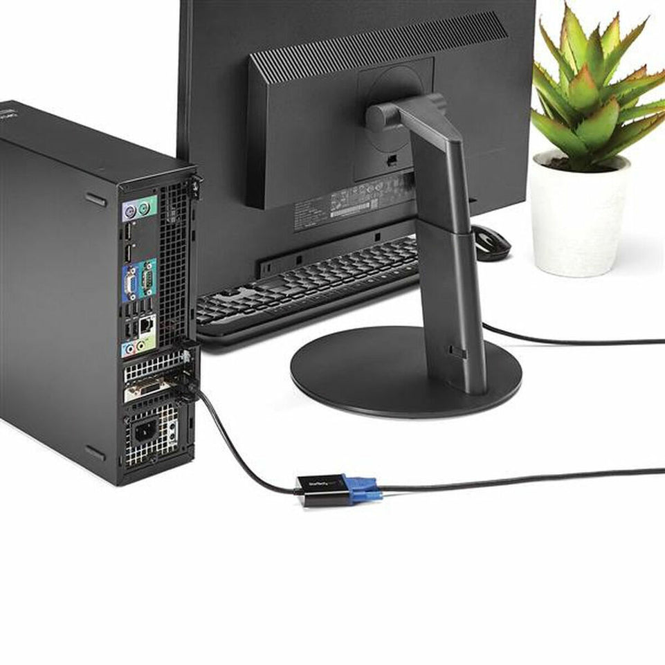 Adapter DisplayPort naar VGA Startech DP2VGA3 Zwart