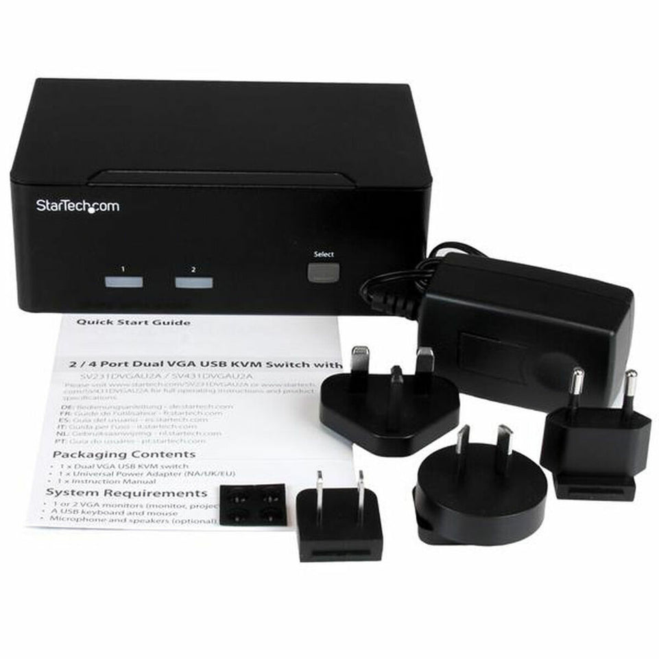 KVM-Schakelaar Startech SV231DVGAU2A
