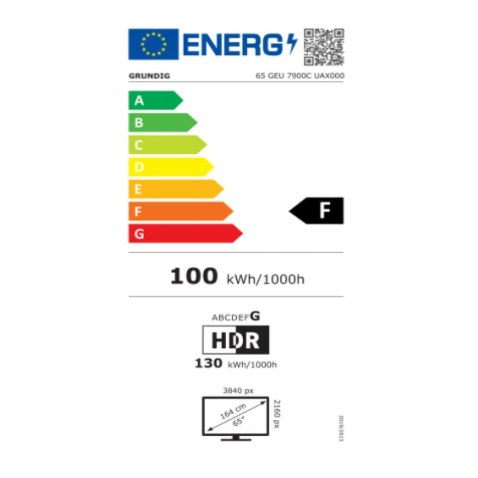 Smart TV Grundig 65GEU7900C 65" 4K Ultra HD LED LAN Zwart