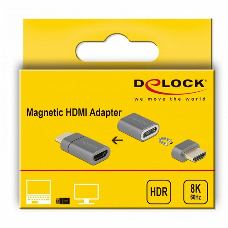HDMI-adapter DELOCK 66684 Grijs