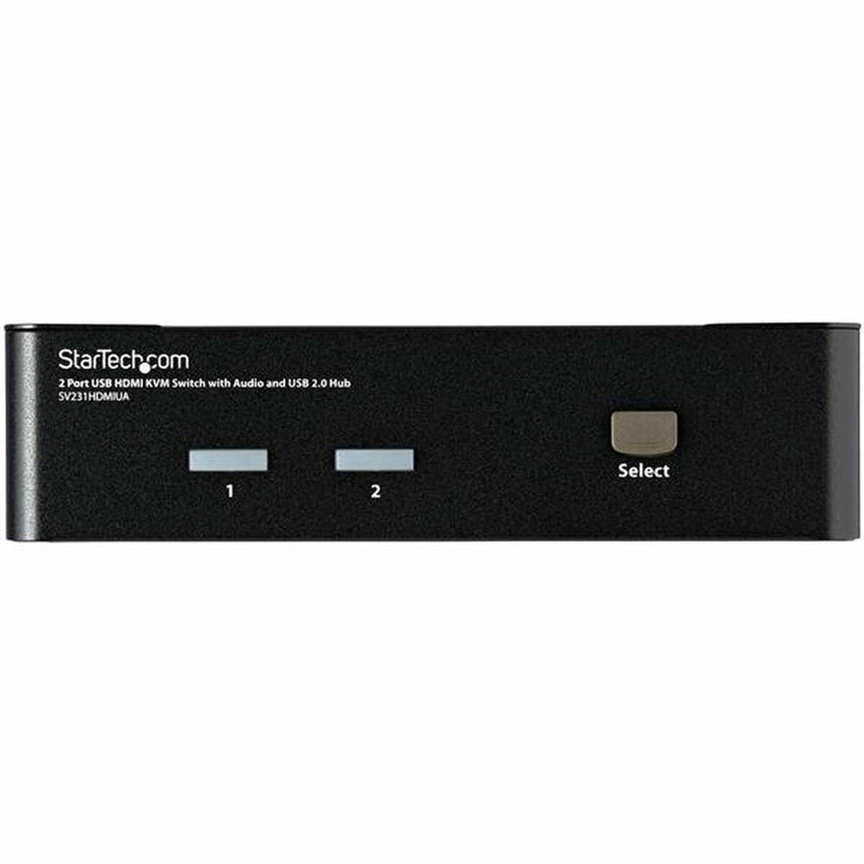 KVM-Schakelaar Startech SV231HDMIUA FHD HDMI USB Zwart