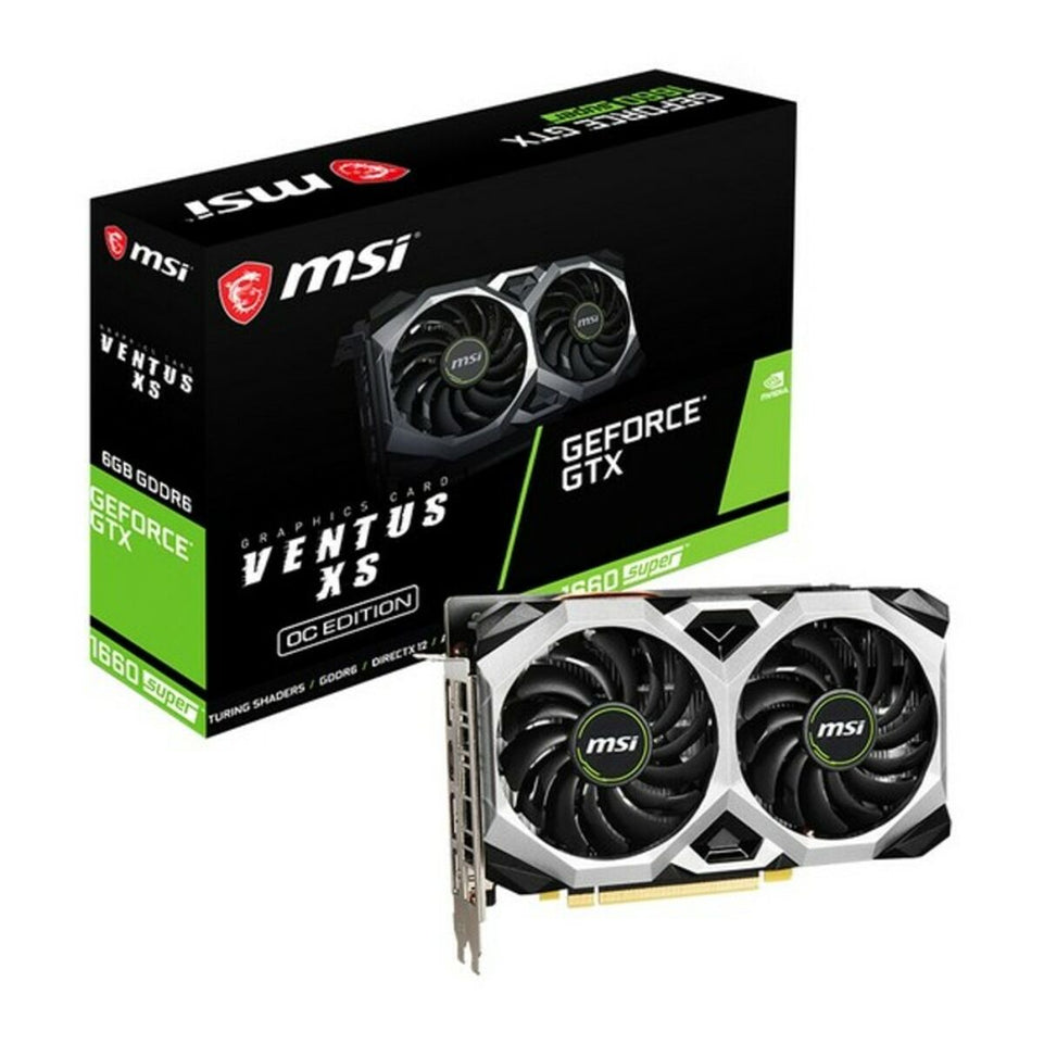Gaming grafische kaart MSI V375-279R 6 GB GDDR6 6 GB RAM GeForce® GTX 1660 Super