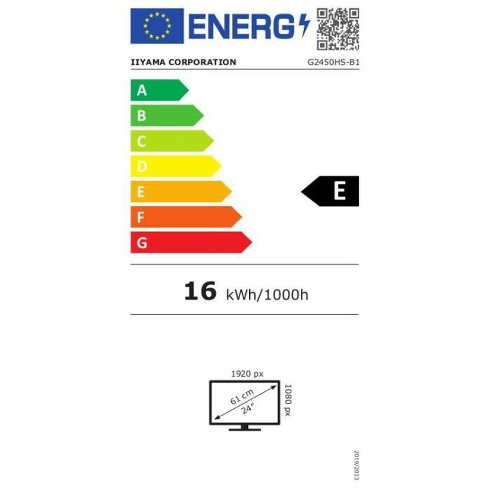 Monitor Iiyama G2450HS-B1 23,8" LED VA Flicker free 50-60 Hz