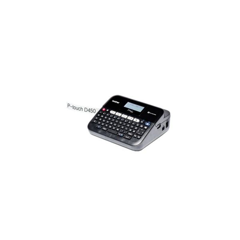 Elektronische Labelmaker met Toetsenbord en PC-verbinding Brother PTD450VPUR1 Qwerty (65) LED 6 x AA (LR6/HR6)