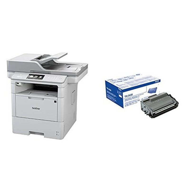 Printer Fax Laser Brother MFCL6900DWRF1 WIFI LAN 512 MB Wit