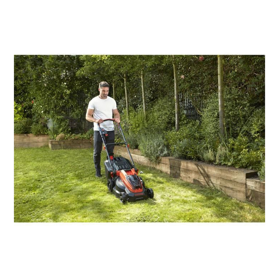 Grasmaaier met batterij Black & Decker CLM3820L2-QW 38 cm Lithium 36 V 2 Ah