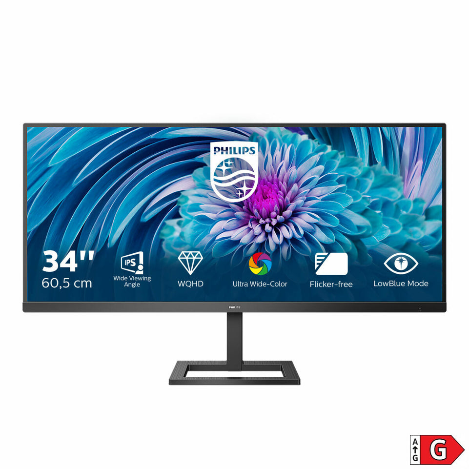 Monitor Philips 345E2AE/00 34" IPS 75 Hz QHD Flicker free