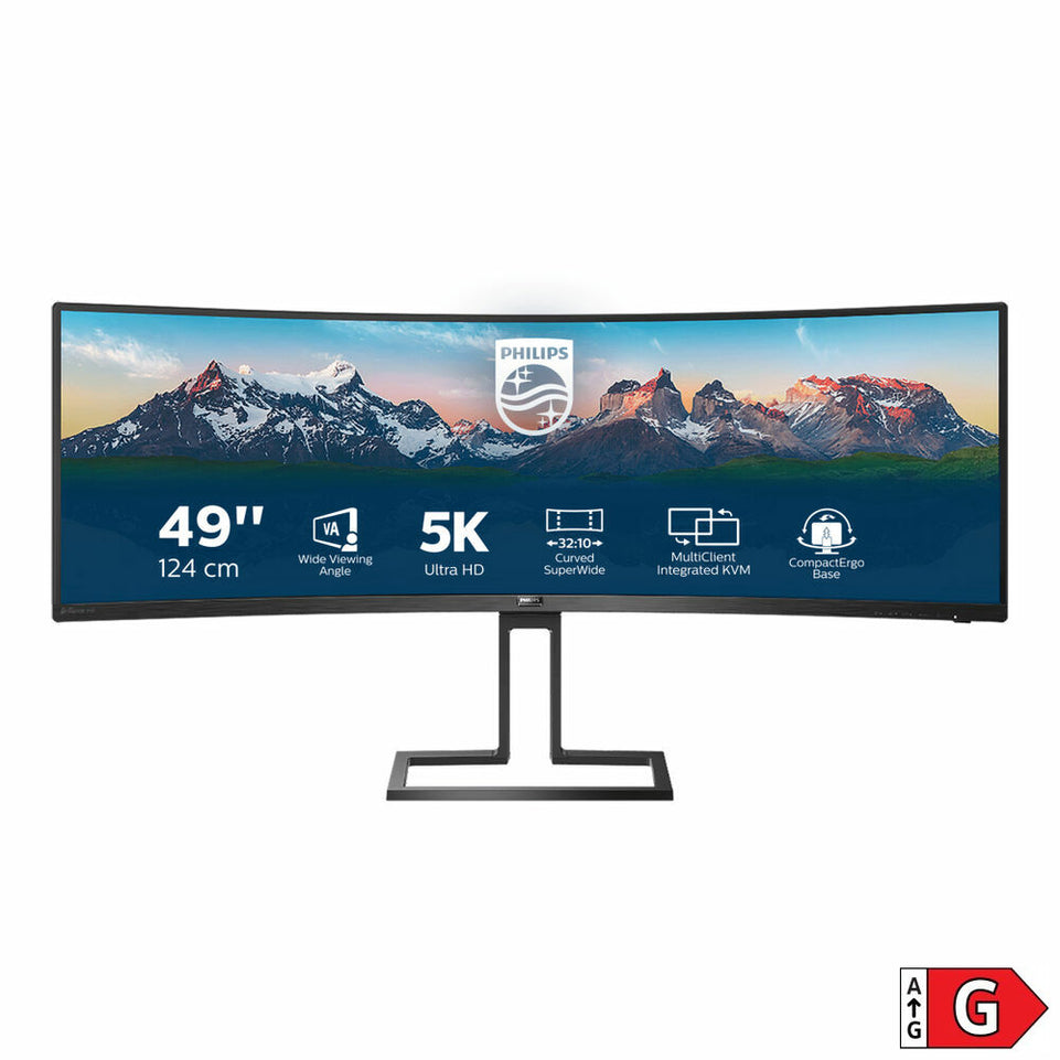 Monitor Philips 498P9/00 DQHD Gebogen 49" WLED LED LCD VA Flicker free