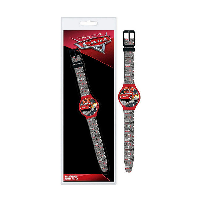 Horloge Kinderen Cartoon CARS - BLISTER PACK (Ø 33 mm)