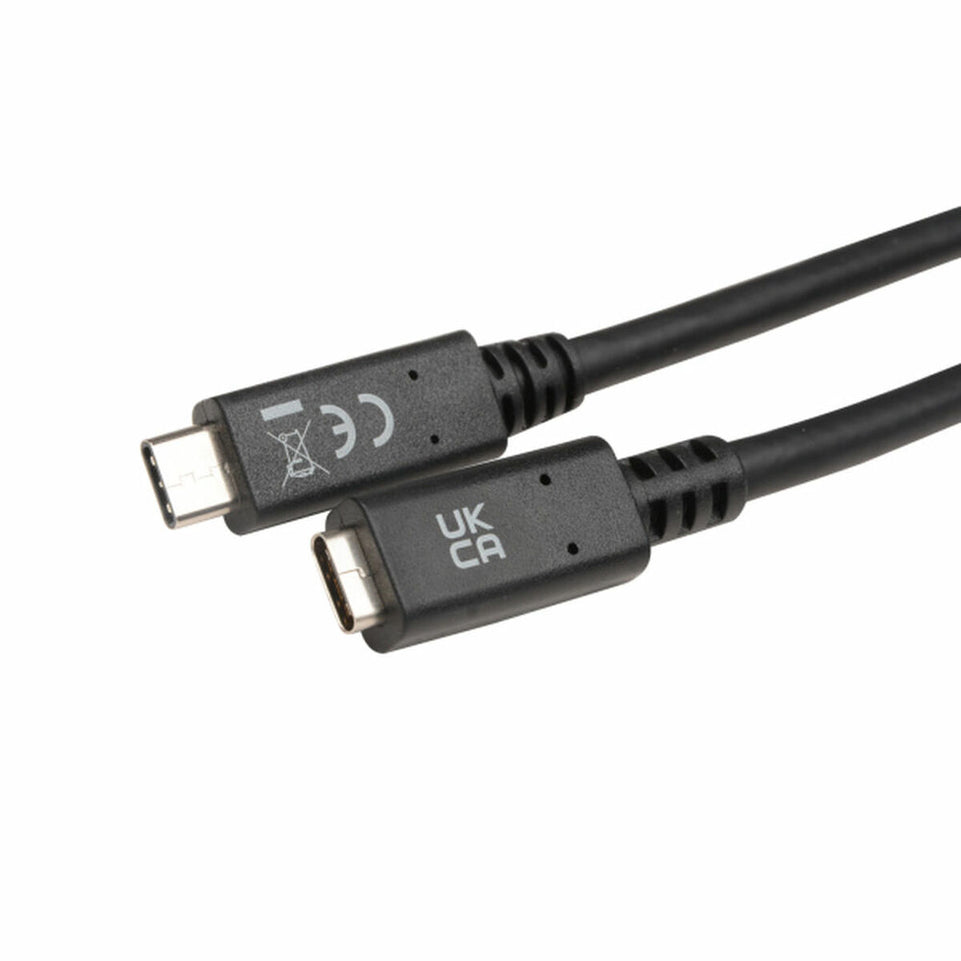Kabel USB C V7 V7UC3EXT-2M Zwart