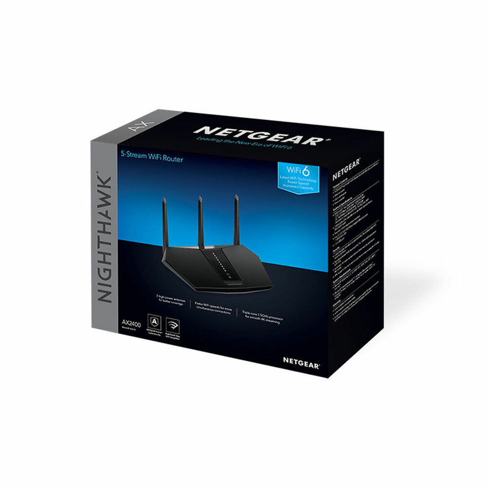 Router Netgear RAX30-100EUS 2400 Mbit/s Zwart