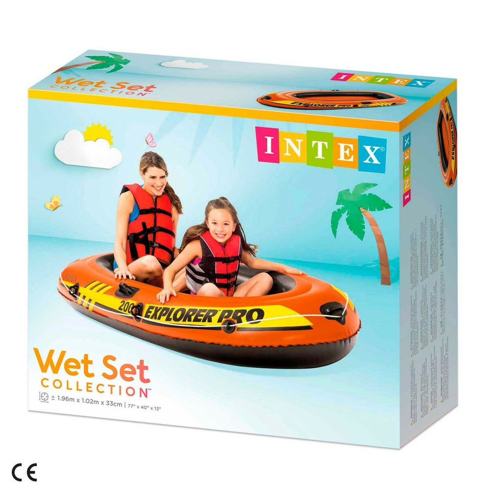 Opblaasbare Boot Intex Explorer Pro 200 196 x 33 x 102 cm