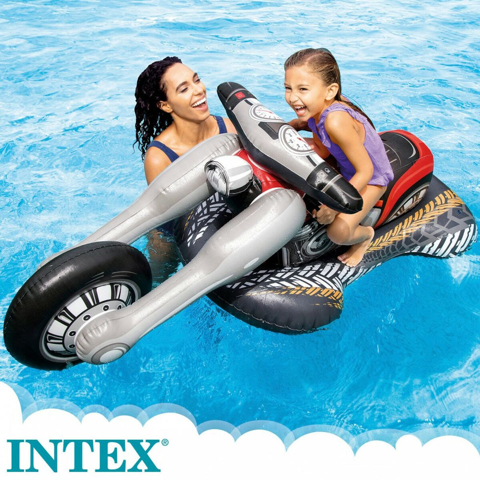 Opblaasbaar zwembadfiguur Intex Custom Motorfiets 94 x 180 x 71 cm
