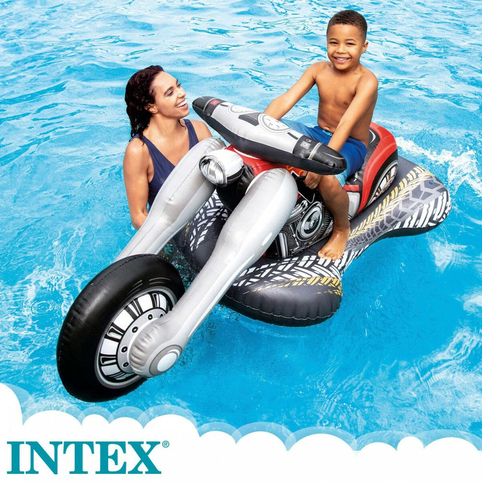 Opblaasbaar zwembadfiguur Intex Custom Motorfiets 94 x 180 x 71 cm