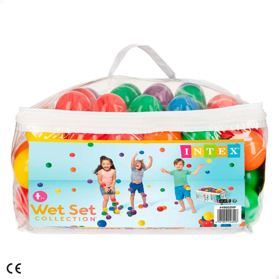 Ballen Intex Fun Ballz 100 Onderdelen 6,5 x 6,5 x 6,5 cm