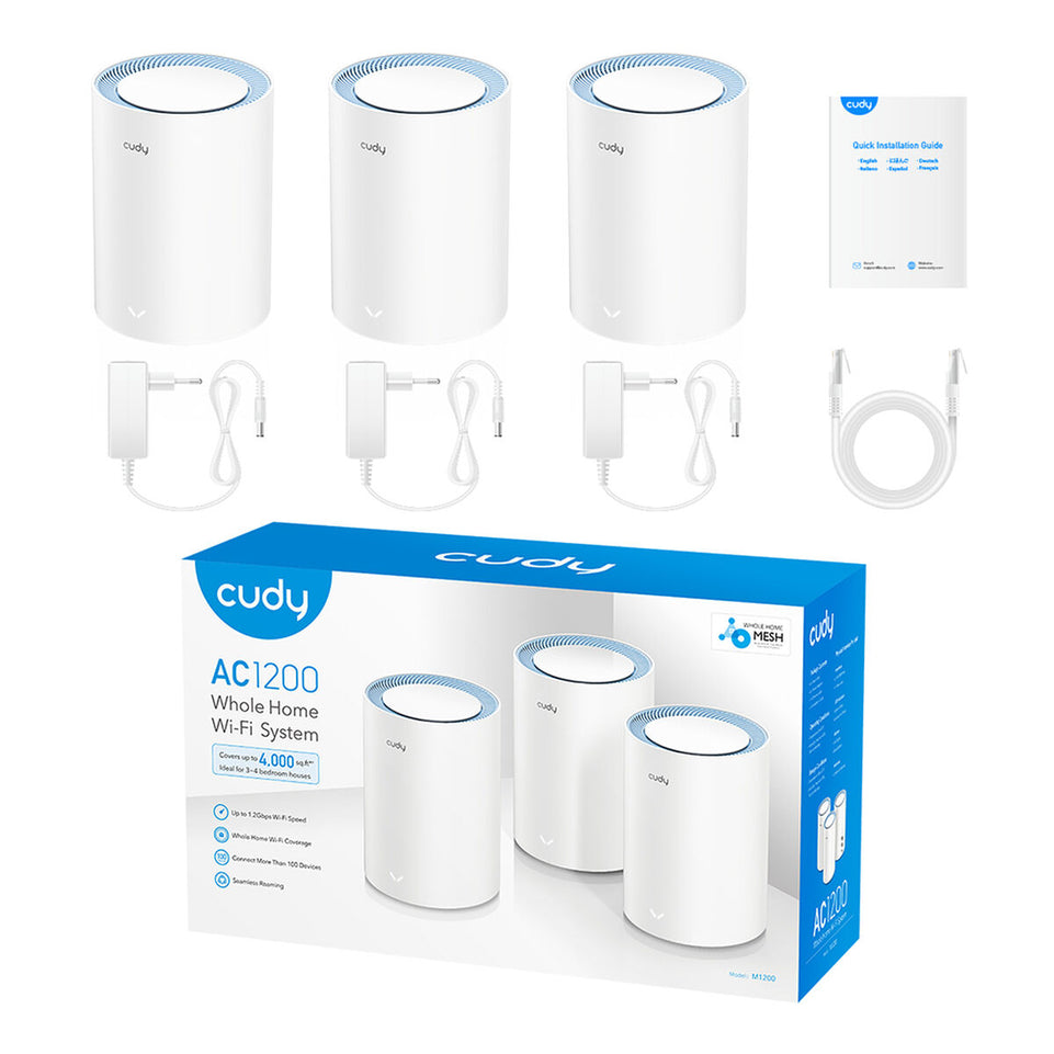 Toegangspunt Cudy M1200 3-PACK