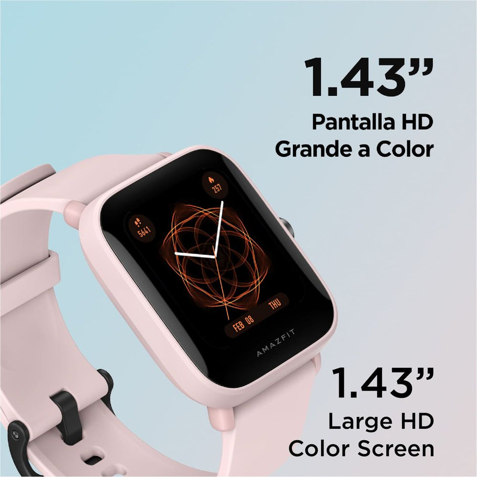 Smartwatch Amazfit Bip U Pro 1,43" GPS Bluetooth Zwart Roze