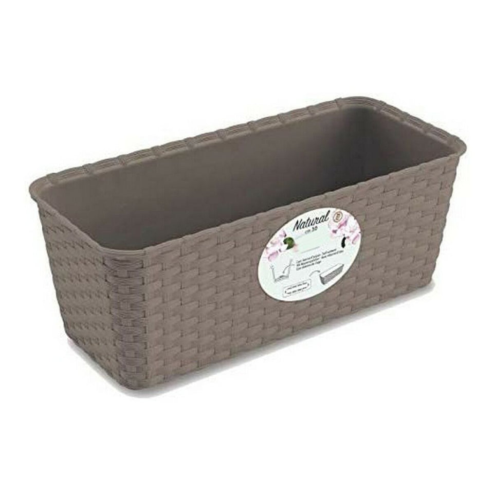 Plantenbak Stefanplast 73602 Bruin 13 x 11 x 28,5 cm PVC