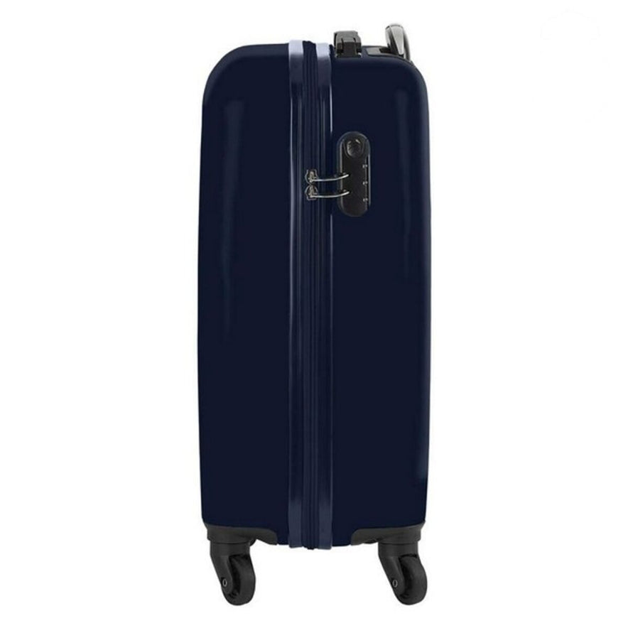 Handbagagekoffer Real Madrid C.F. 612034851 Marineblauw 20'' (34.5 x 55 x 20 cm)