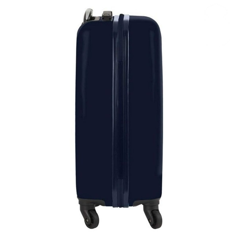 Handbagagekoffer Real Madrid C.F. 612034851 Marineblauw 20'' (34.5 x 55 x 20 cm)