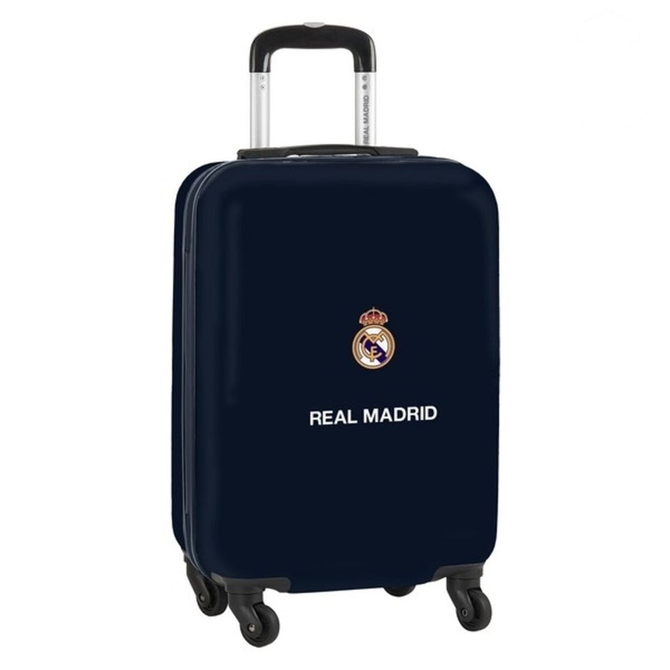 Handbagagekoffer Real Madrid C.F. 612034851 Marineblauw 20'' (34.5 x 55 x 20 cm)
