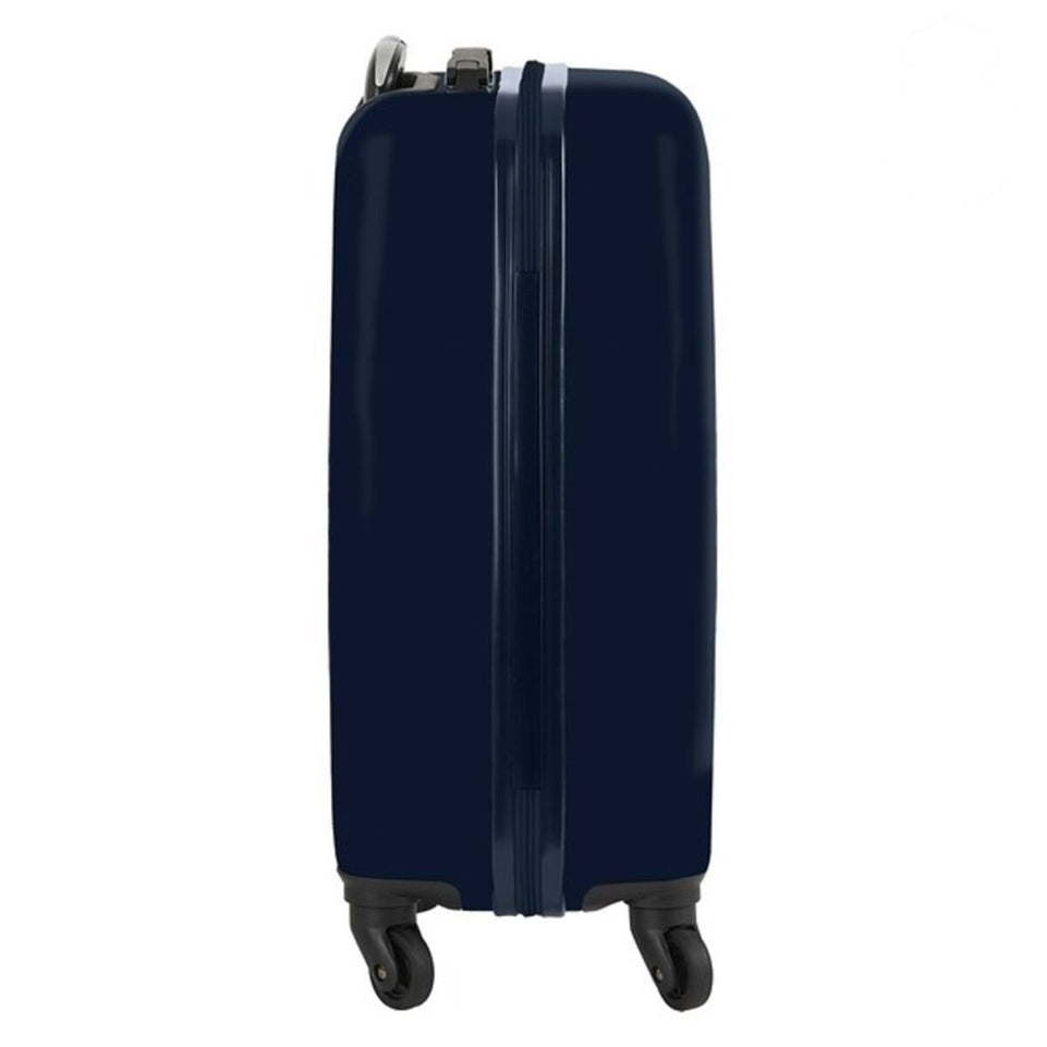 Handbagagekoffer Real Madrid C.F. 612034851 Marineblauw 20'' (34.5 x 55 x 20 cm)