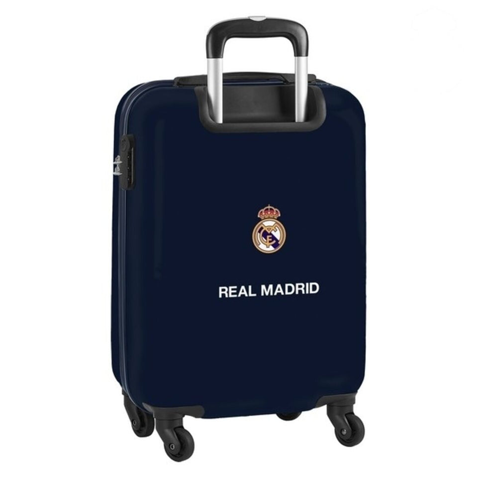 Handbagagekoffer Real Madrid C.F. 612034851 Marineblauw 20'' (34.5 x 55 x 20 cm)