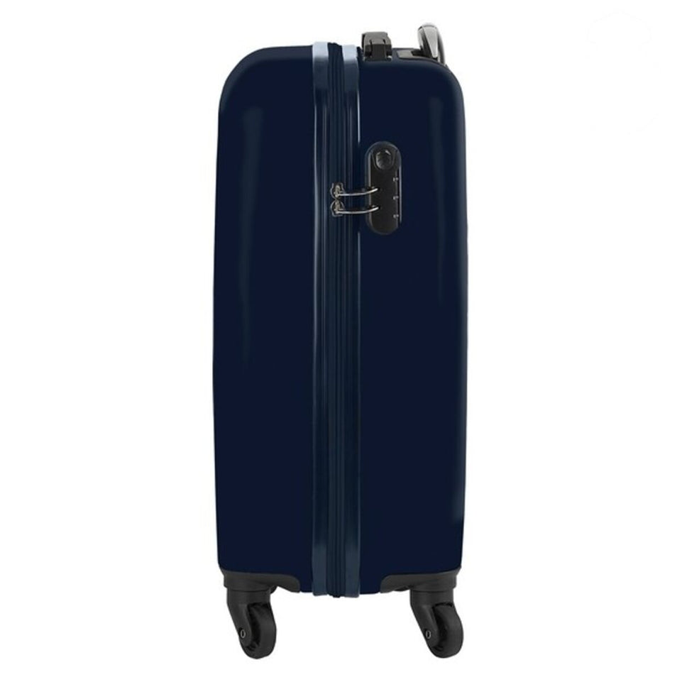 Handbagagekoffer Real Madrid C.F. 612034851 Marineblauw 20'' (34.5 x 55 x 20 cm)