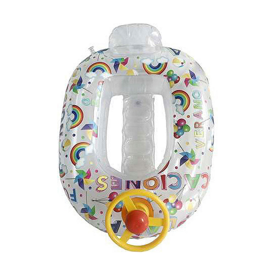Opblaasbare Boot Transparant Regenboog 72 cm