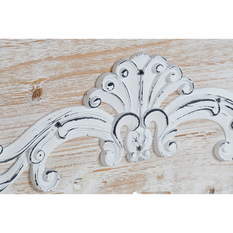 Schoorsteenfront DKD Home Decor Ijzer 120 x 23 x 95 cm Sparrenhout