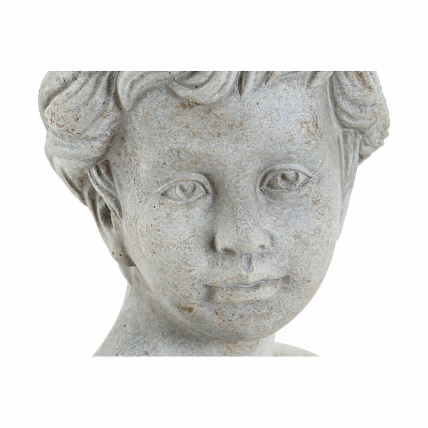 Grondlegger DKD Home Decor Jongen Grijs Cement 14 x 12 x 17 cm