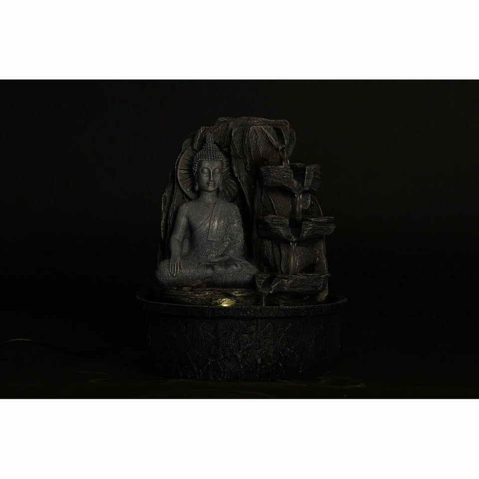 Tuinfontein DKD Home Decor 21 x 21 x 26 cm Boeddha Hars Orientaals (2 Stuks)