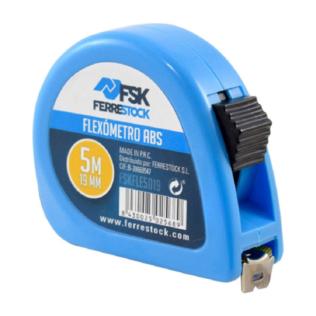 Rolmaat Ferrestock 5 m x 19 mm ABS