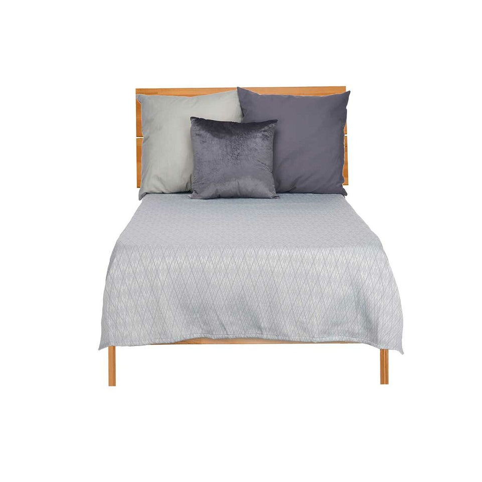 Sprei Ruiten Grijs (180 x 260 cm)